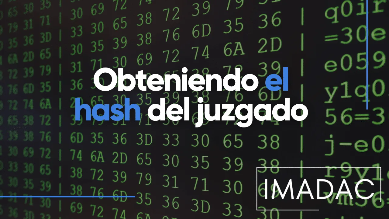 Descifrando el Hash de un Juzgado